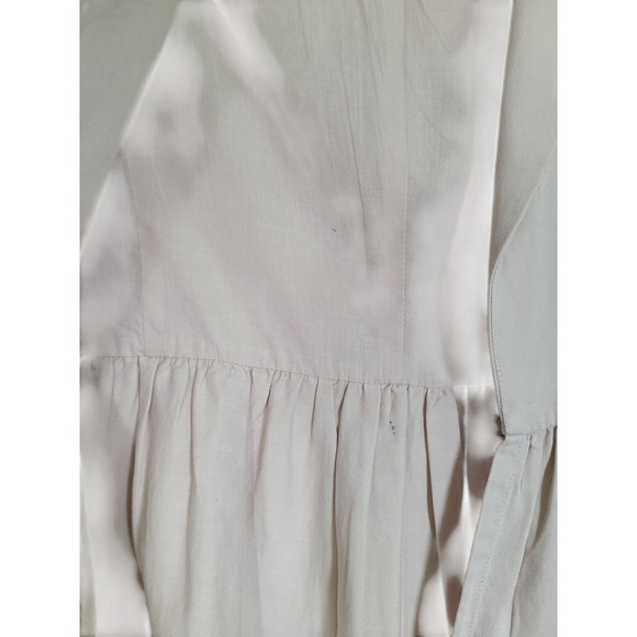 Ulla Johnson Lavender Amadie Peplum Ruffled Twill Hook Closure Blazer Size 4 - Picture 10 of 12